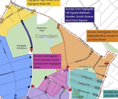 Access plan - map north